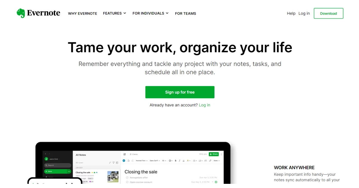 evernote-homepage