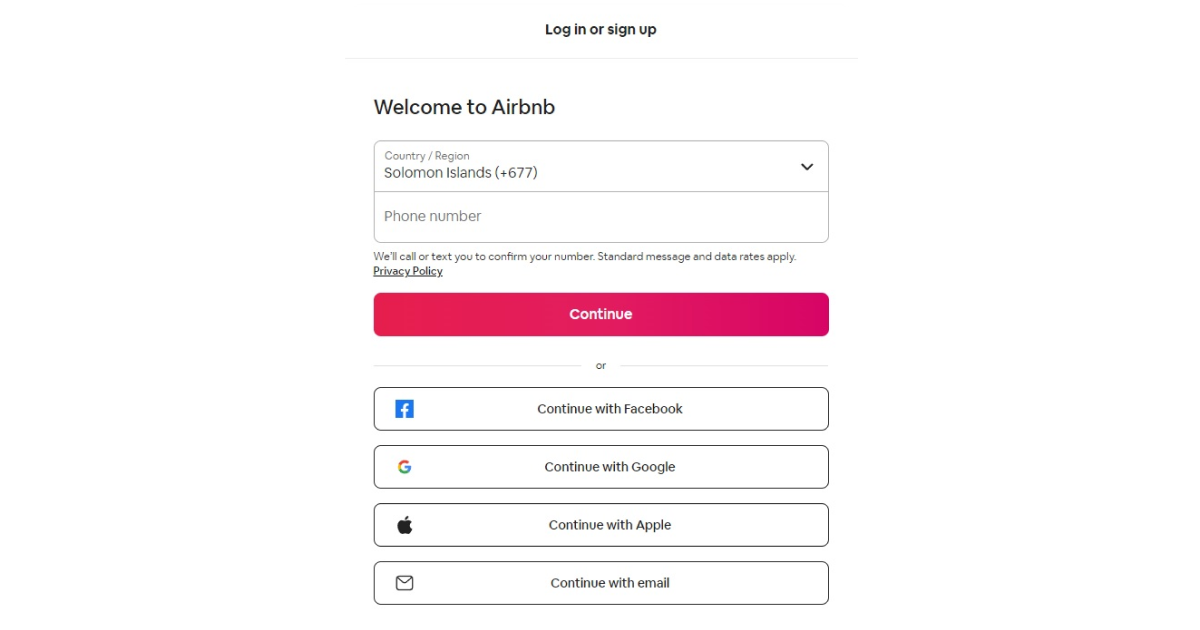 airbnb-signup-form