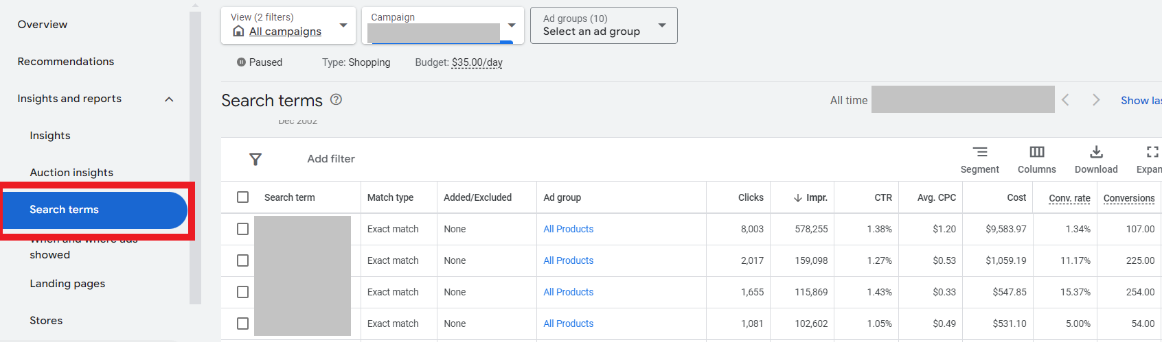 Google Mua sắm <span class=