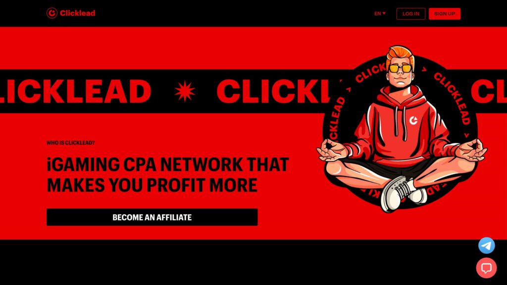 Clicklead Gambling affiliate network